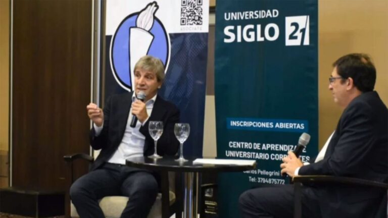 Luis Caputo en Corrientes: «Plata hubo, pero se utilizó para otras cosas»