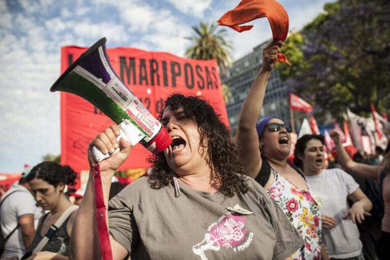 Marcha feminista a Plaza de Mayo