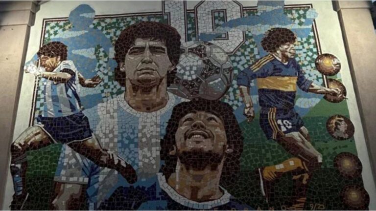 El mural más grande del mundo en honor a Diego Maradona se inaugurará en Entre Ríos