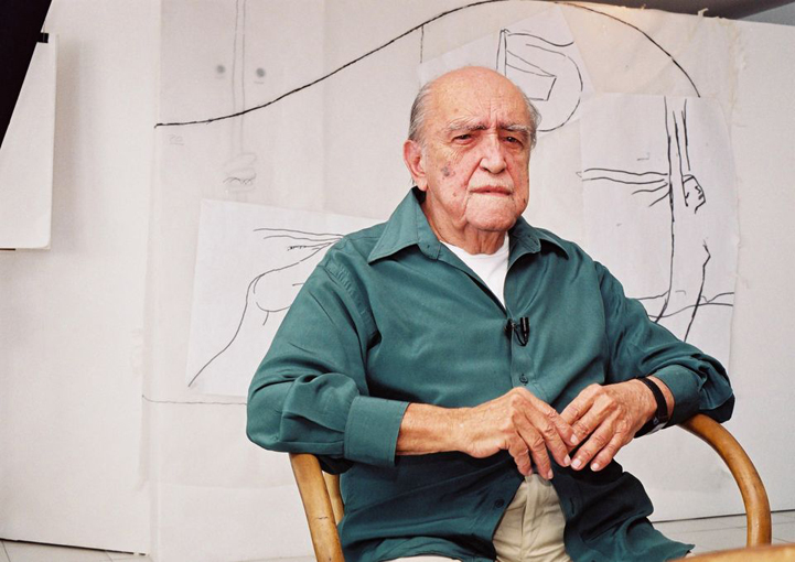 Oscar Niemeyer, tranquilo con la vida hace 117 años