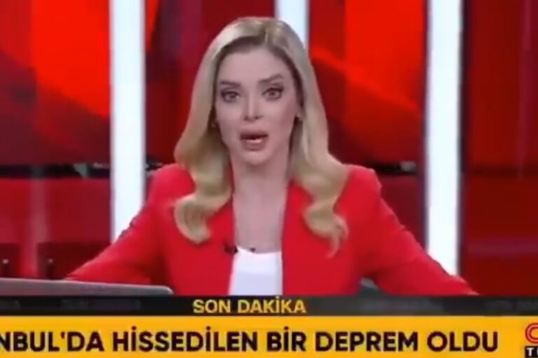 Un terremoto de magnitud 6,2 sacudió a Estambul y fue transmitido en vivo por un noticiero