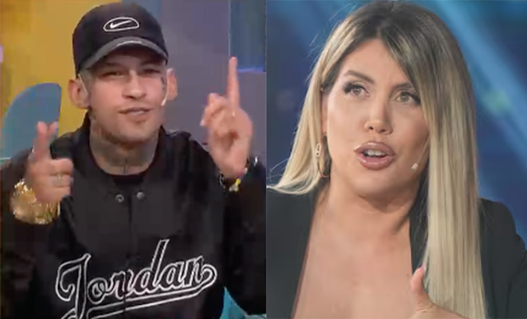 Terrible cruce en vivo entre Wanda Nara y L-Gante: «Vi los videos de él y decidí separarme»