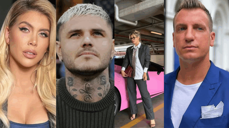 Wanda Nara en Milán: audiencia, Lamborghini rosa, risas con Mauro Icardi y cena con Maxi López