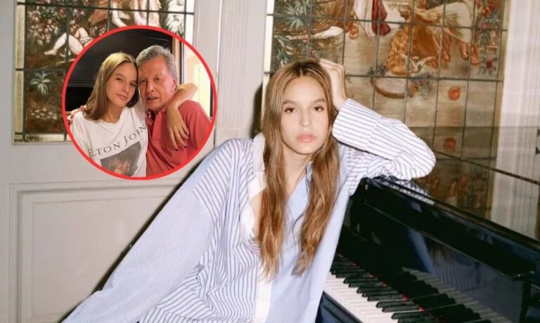 India Ortega mostró cómo es el lazo de sangre que tiene con Palito Ortega, su abuelo