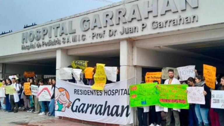 Trabajadores del hospital Garrahan realizarán una nueva marcha hacia Plaza de Mayo