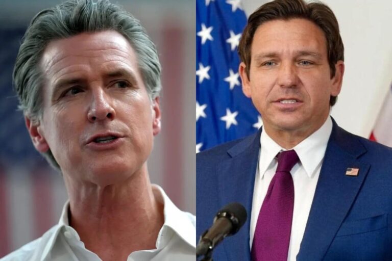 El duro cruce entre Gavin Newsom y Ron DeSantis para controlar la situación migratoria