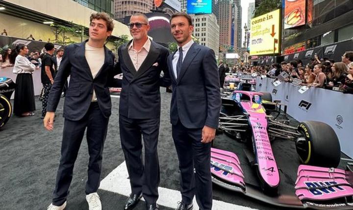Colapinto deslumbra en la avant premiere de ?F1: La película?