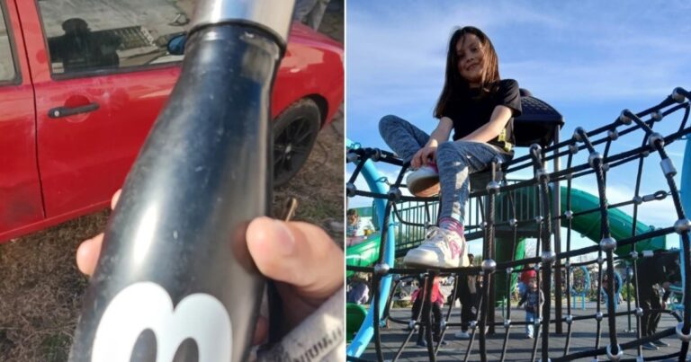 «Todavía tiene tu agua, tus stickers y ahora mis lágrimas»: el desgarrador posteo del papá de Kim Gómez al retirar el auto donde la mataron