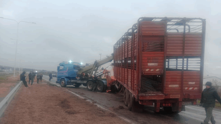 Volcó un camión en la autopista a Santa Fe y hay problemas en el tránsito