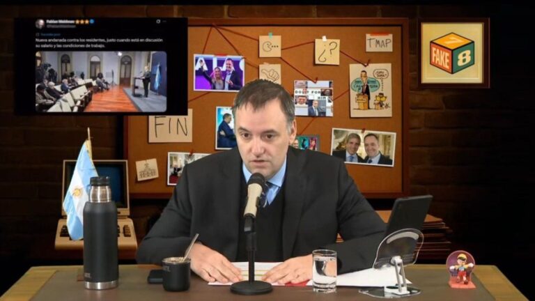 Manuel Adorni anunció que «se respetará la nota» a los exámenes de residencias y que «se realizarán de forma oral»