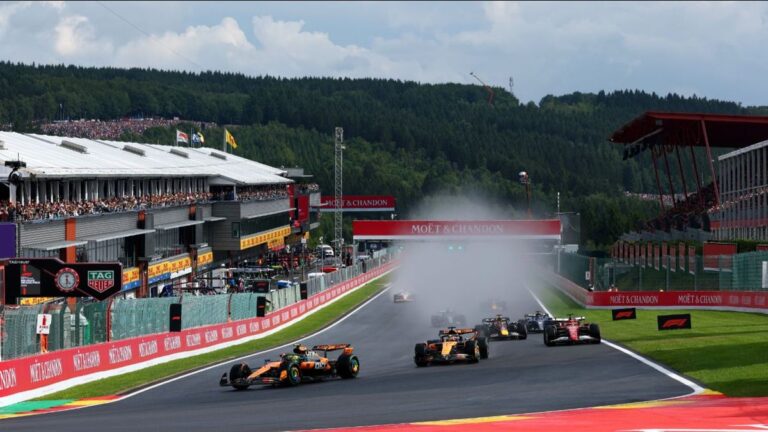 Franco Colapinto peleó con lo que tuvo y fue 19 en un aburrido GP en Spa Francorchamps