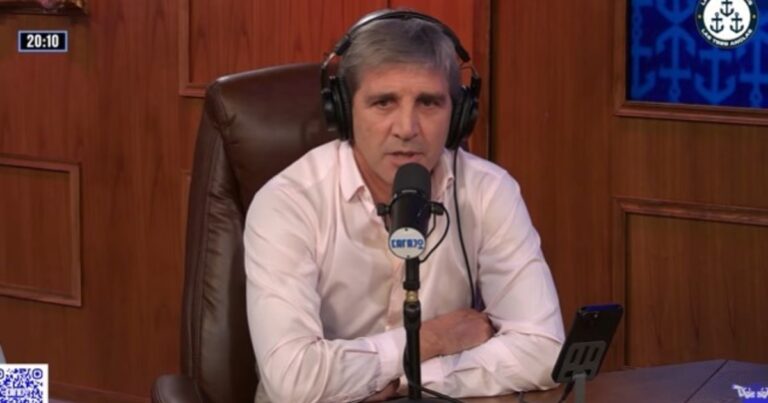 «Ante el riesgo kuka algunos deciden cubrirse»: Luis Caputo explicó por qué el dólar saltó hasta los $1.380