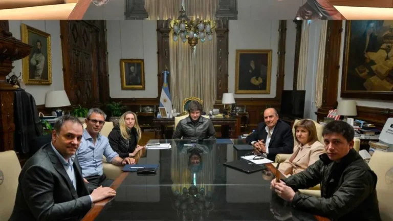Insólito: en las redes afirman que a Milei lo pegaron con Photoshop en las fotos que difundió el gobierno