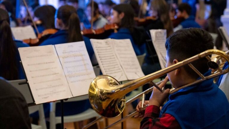 El cruce de peatonales será escenario de un concierto de la Escuela Orquesta de Ludueña