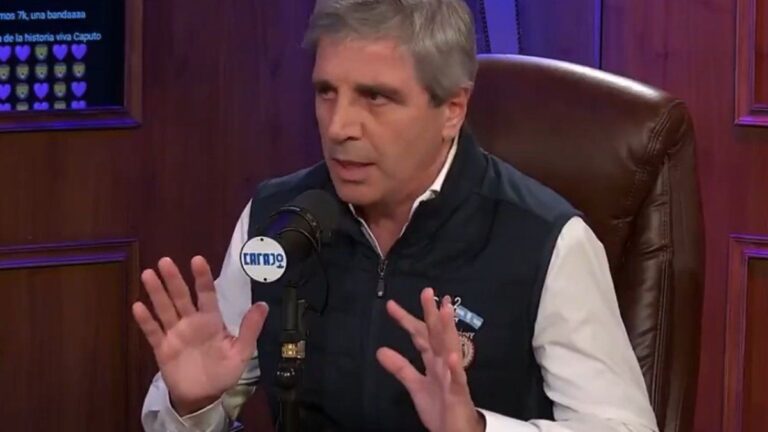 Luis Caputo: «Vamos a vender hasta el último dólar en el techo de la banda»