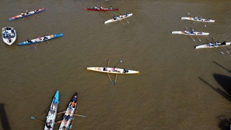 Náutico Sportivo Avellaneda, sede de una travesía que convoca al remo de toda la región