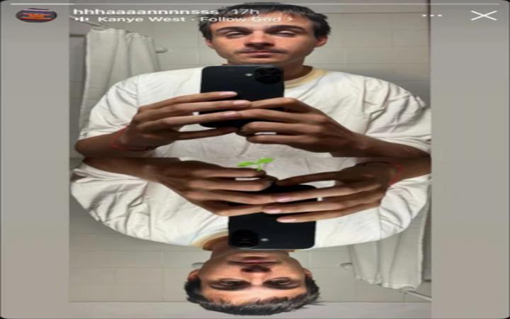 Llamativo posteo del hijo de Christian Petersen