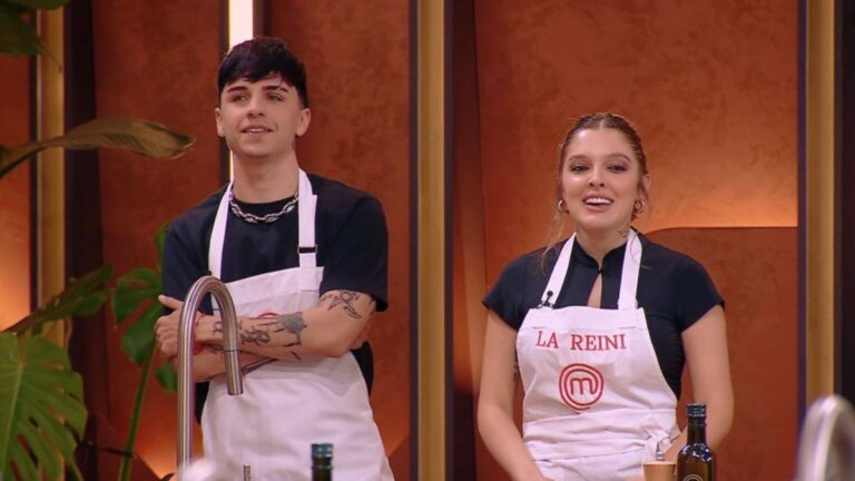 Sofía Gonet llevó a Mernuel a MasterChef Celebrity para su primera cita: romance en puerta?