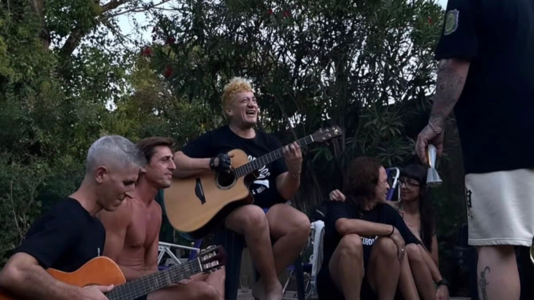 El Pity Álvarez estuvo en Funes: cómo fue su visita