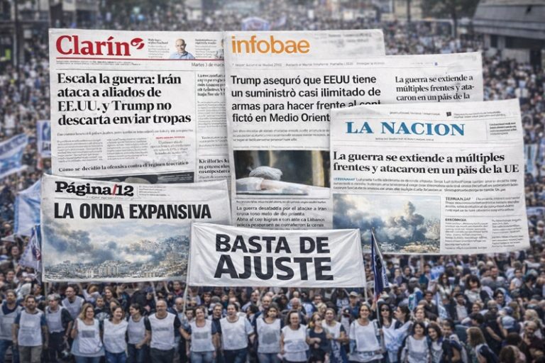 Alerta: los grandes diarios del país esconden que hubo un gran paro nacional docente