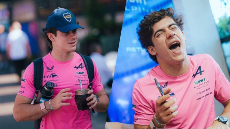 Las locuras de Colapinto en Australia: bromas, risas y mate de sobra