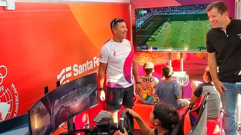 Villa Gobernador Gálvez vibró con la antesala de los Juegos Sudamericanos