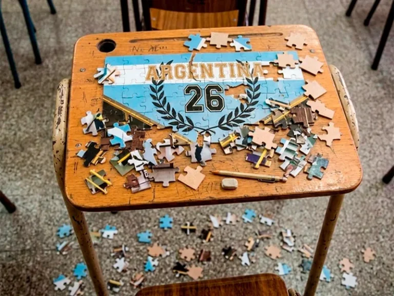 Imagen referencial de una escuela en la provincia de Santa Fe