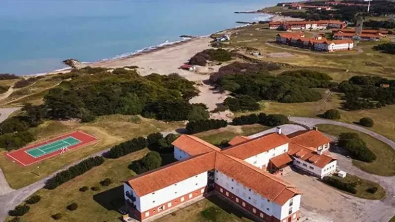 Vista aérea del complejo hotelero de Chapadmalal