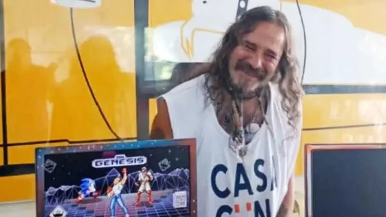 Integrantes de La Renga durante la visita al Hospital de Niños Pedro de Elizalde