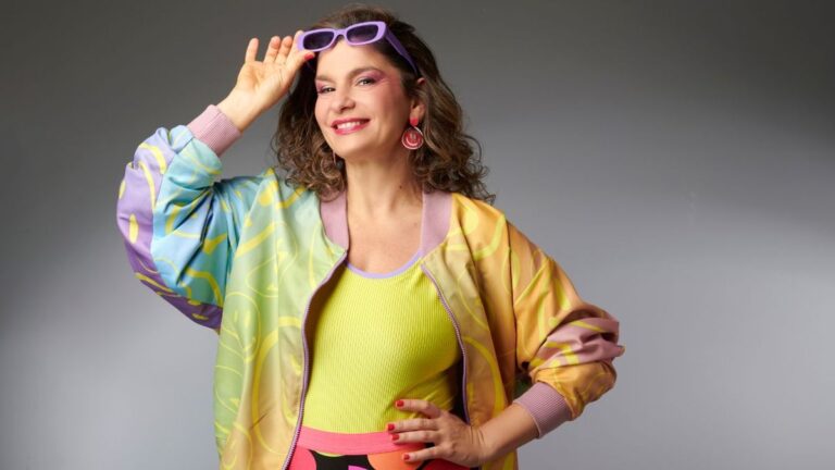 Dalia Gutmann en escena durante su espectáculo No me calmo nada