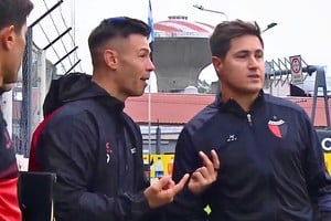 Ezequiel Medrán, entrenador de Colón, en conferencia de prensa